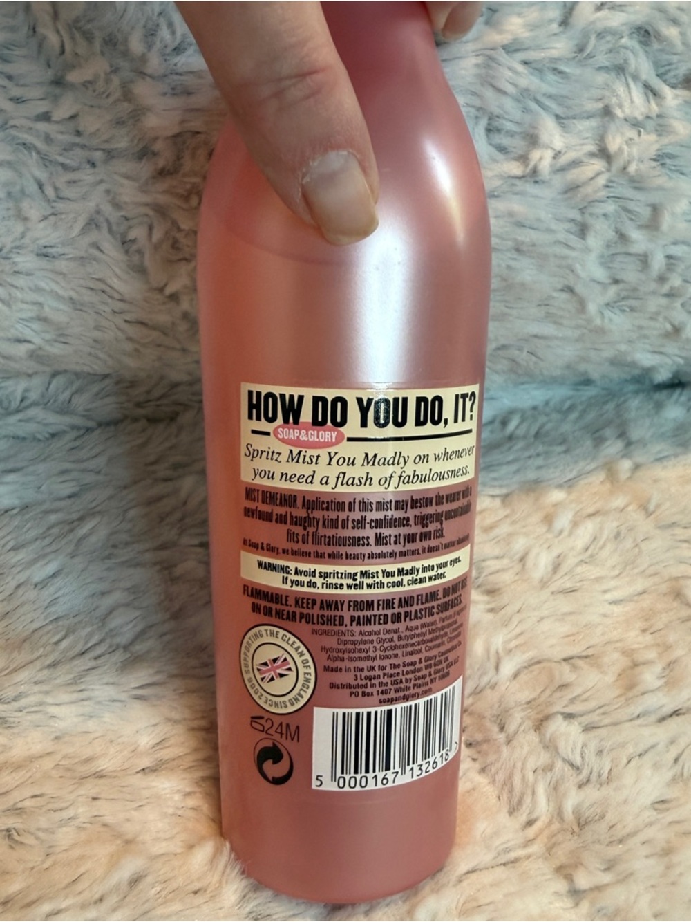 Soap & Glory Mist You Madly Floral Body Spray - Pink & Yellow Design - Picture 4 of 4